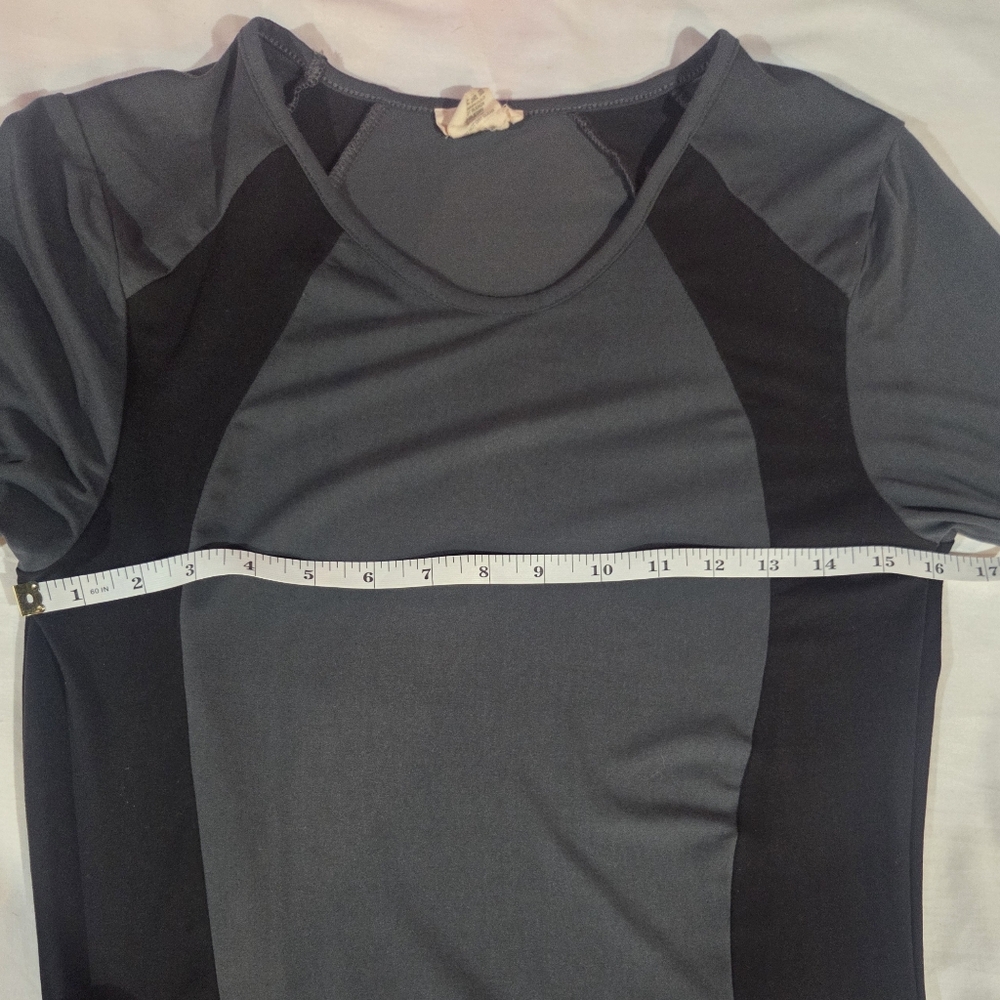 Yelete Charcoal & Black Long Sleeve Bodycon Dress - Picture 8 of 8